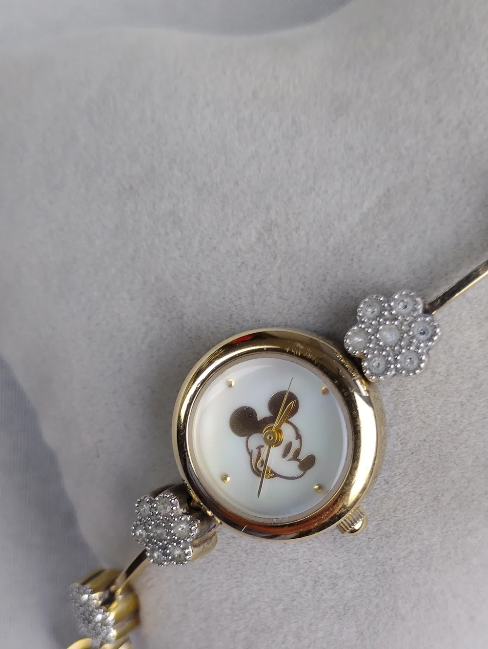 Disney Time Works Gold-tone Women's Bracelet Watch.